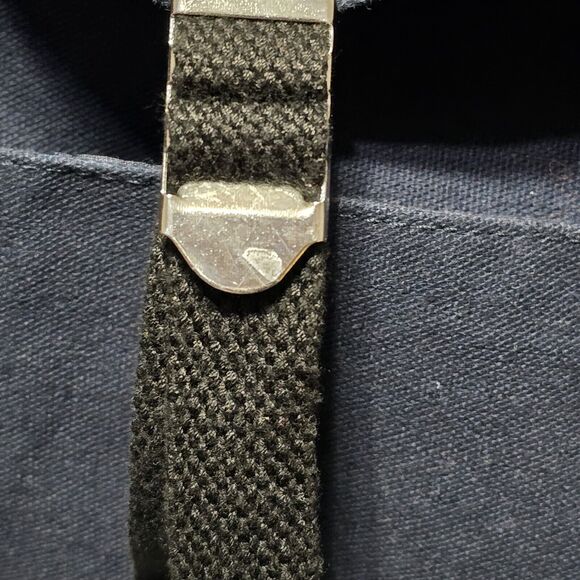 Jean Paul Gaultier Canvas Navy White Medium Backpack With Adjustable Strap - Picture 6 of 16